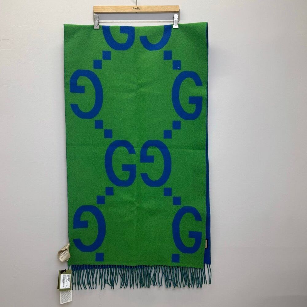 Gucci Printed Wool Scarf 🔴